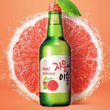 Soju Jinro Hàn Quốc chai 360ml Vị Bưởi