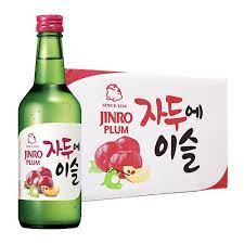 Soju Jinro Hàn Quốc chai 360ml Vị Mận