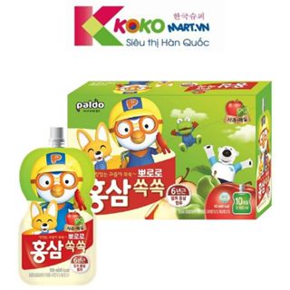 Nước hồng sâm Pororo trẻ em vị Táo 100ml