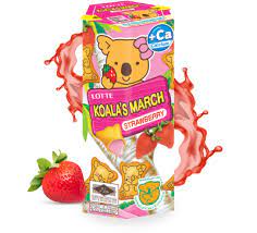 Bánh Gấu Koala Lotte 37g vị Dâu