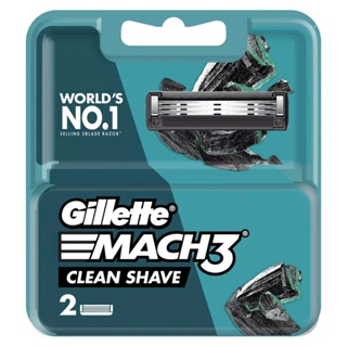 Hộp 2 Lưỡi Dao Cạo GILLETTE Mach3 Clean Shave