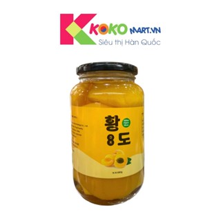 Đào vàng Hàn Quốc Yellow Peach hũ thuỷ tinh 408g