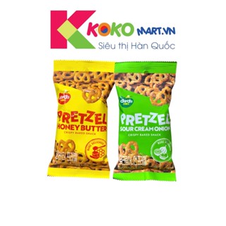 Bánh quy xoắn vị hành kem và vị bơ mật ong Hàn Quốc gói 50g