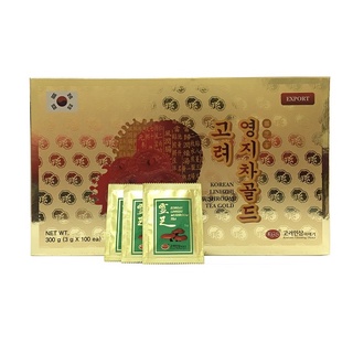 Trà nấm linh chi Hàn Quốc hộp 100 gói