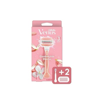 Bộ dao cạo và 2 lưỡi dao Gillette Venus Comfortglide White Tea