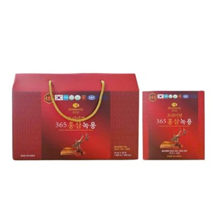 Nước Hồng Sâm Nhung Hươu Linh Chi 365 Korean hộp 20 gói*70ml