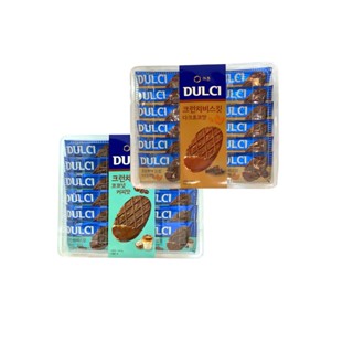 Bánh quy Dulci Hàn Quốc vị sô cô la, latte dừa hộp 240g