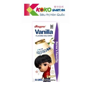 Sữa vị Vanilla Binggrae Hàn Quốc hộp 200ml