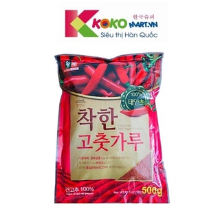 Bột ớt vảy Chackhan Nongwoo túi 500g