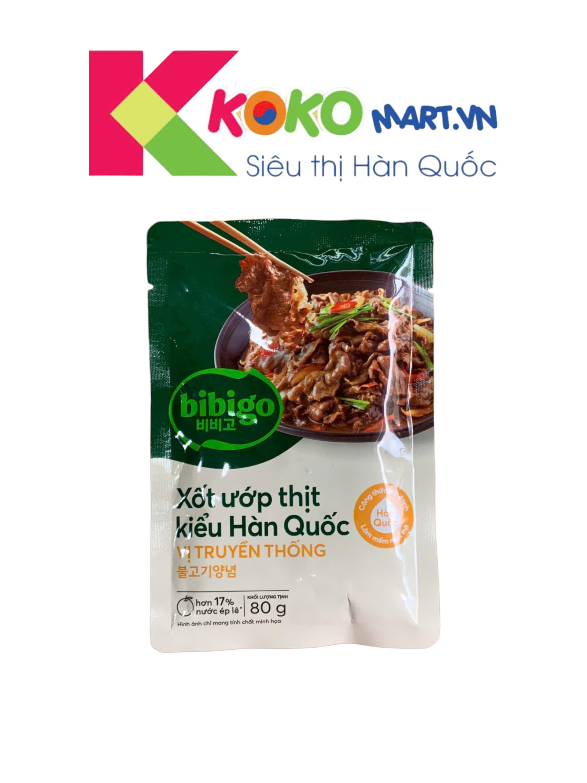 Xốt ướp thịt Bulgogi - Vị mặn ngọt 80gr