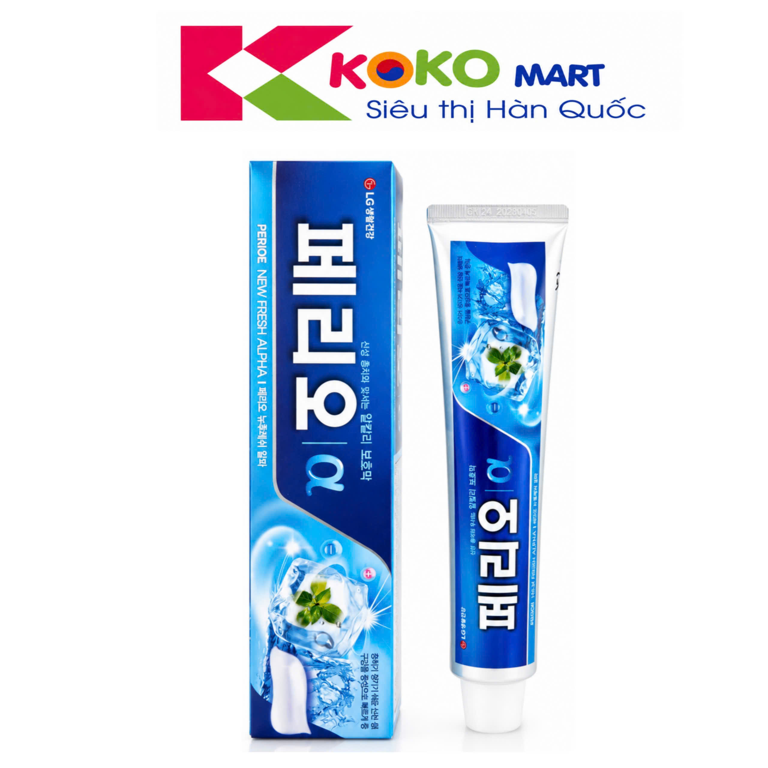 Kem đánh răng Perioe New Fresh Alpha ngăn ngừa sâu răng 185g
