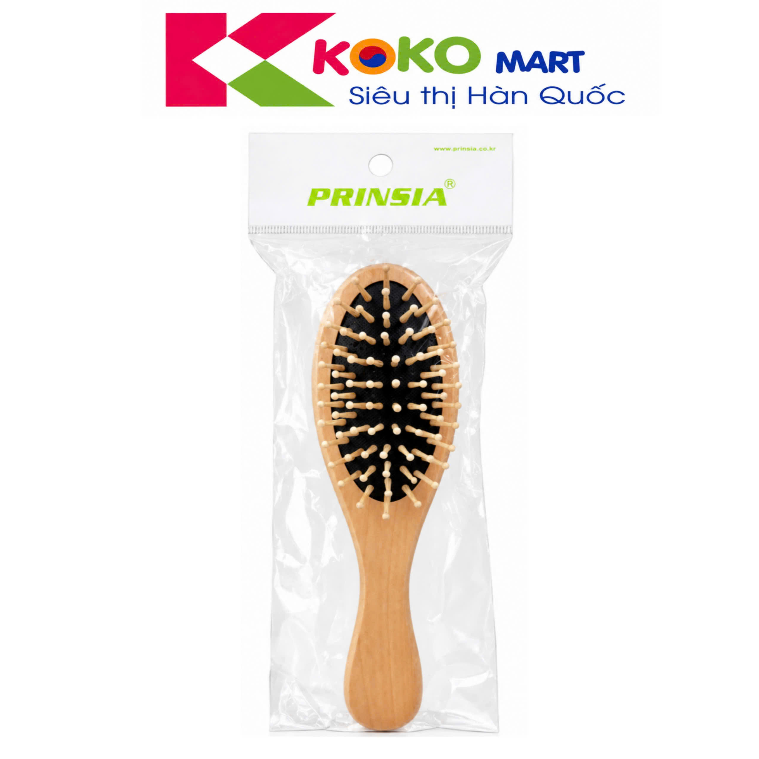 Lược gai chải tóc gỗ Prinsia