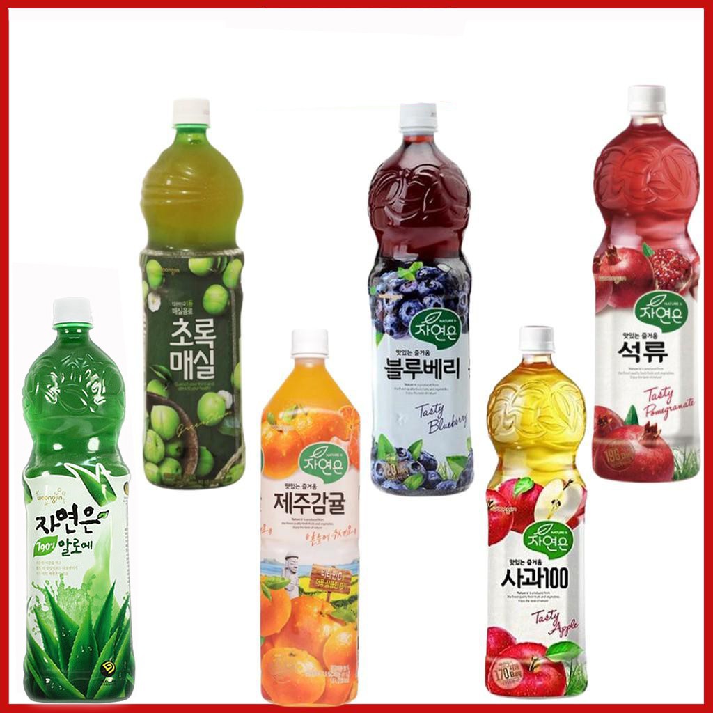 Nước ép nho tím Woongjin Hàn Quốc chai 1.5L