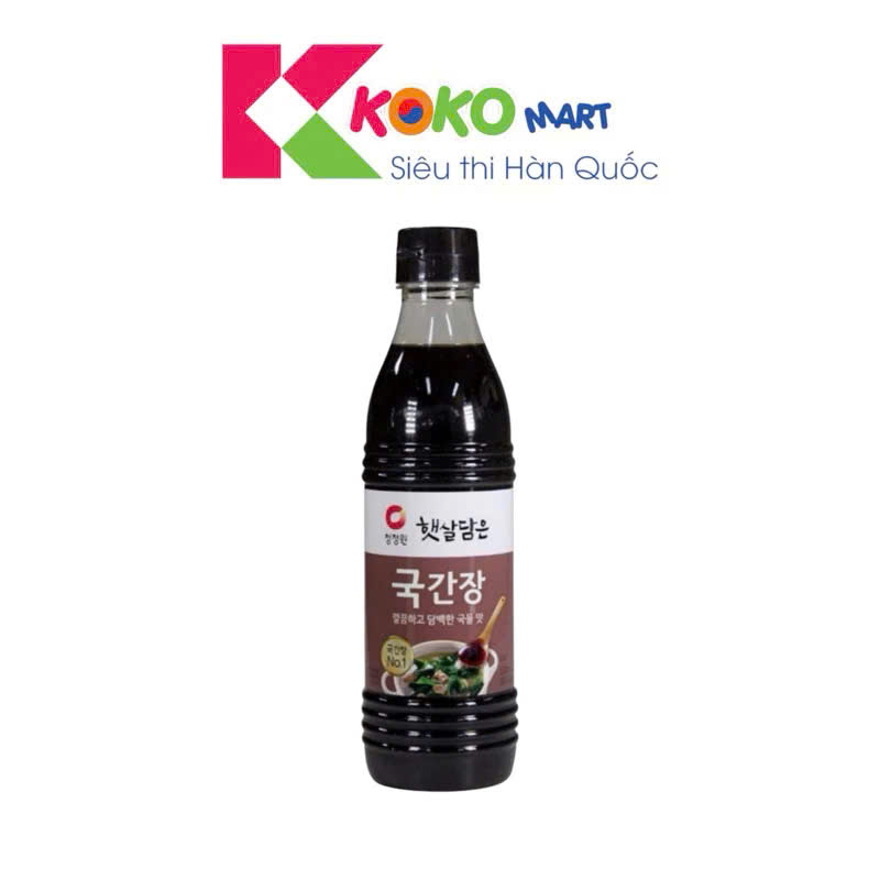 Nước tương Hàn Quốc lên men tự nhiên 500ml