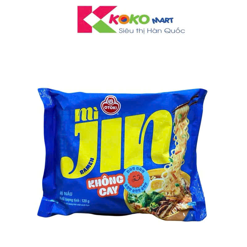 Mì ăn liền Jin không cay gói 120g