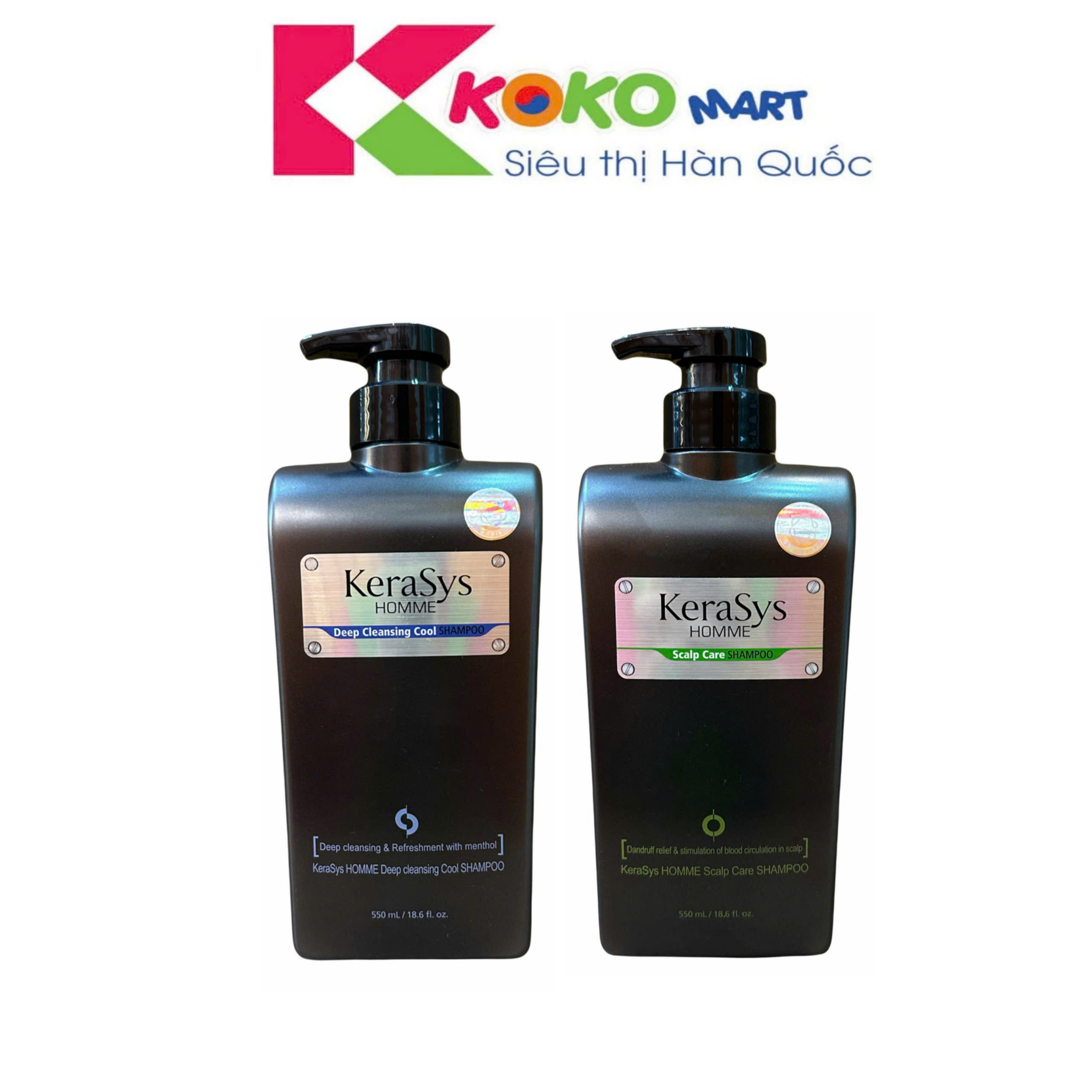 Dầu Gội Nam Kerasys Homme Hàn Quốc 550ml