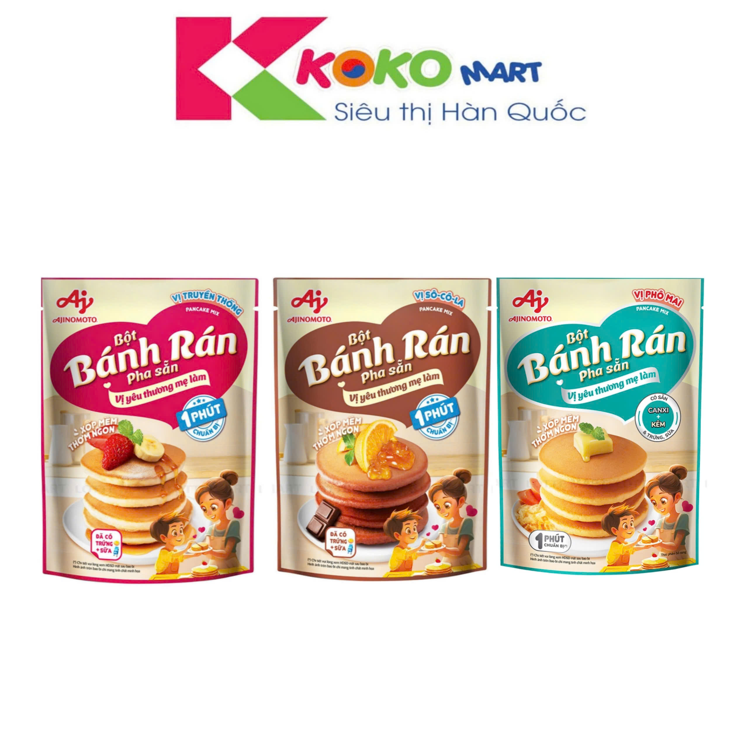 Bột Bánh Rán Doremon Pha Sẵn Vị Phô Mai