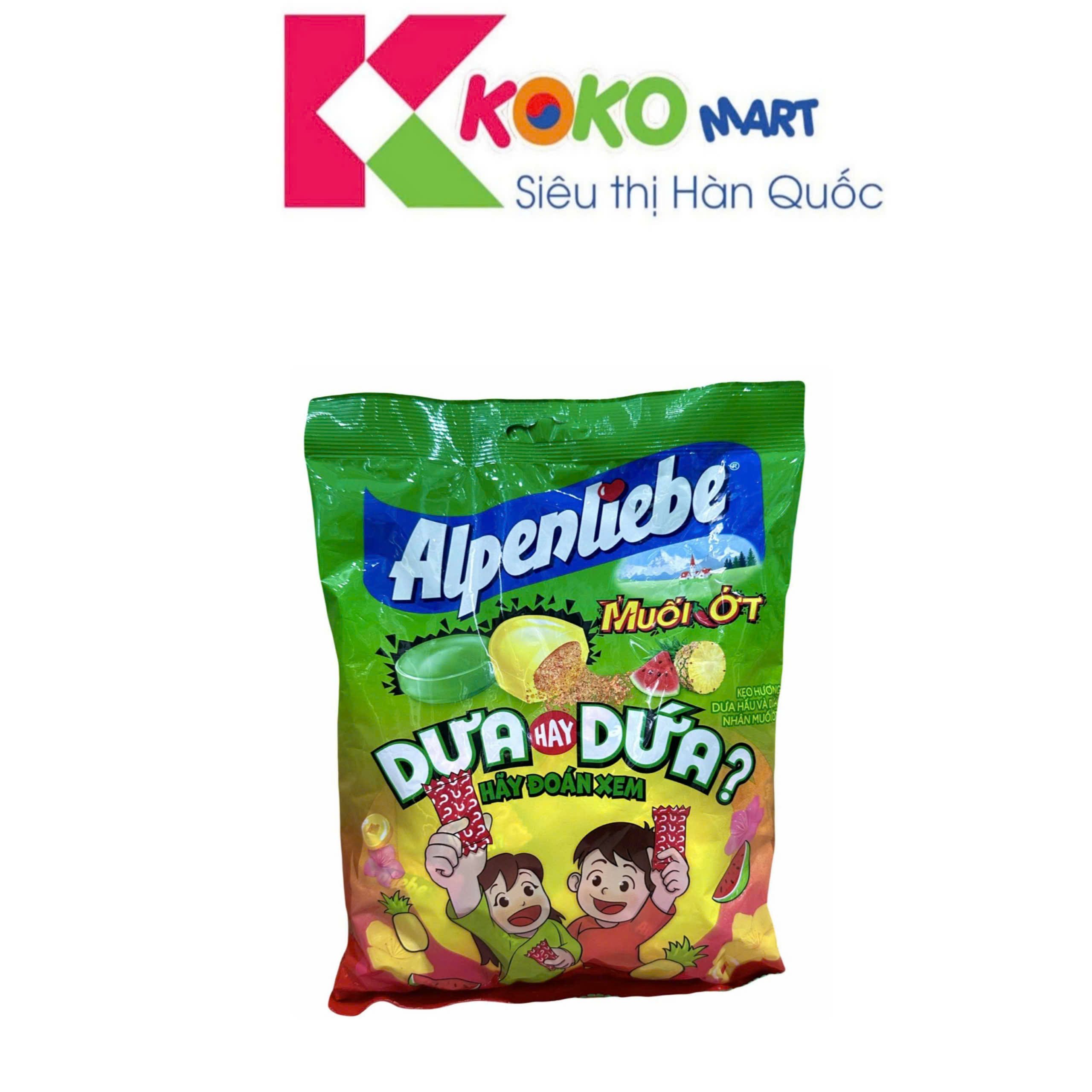 Kẹo Alpenliebe dứa và dưa hấu nhân muối ớt  203g