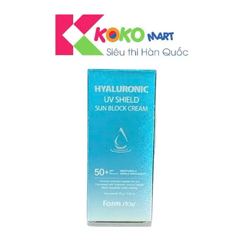 Kem Chống Nắng Cấp Ẩm FarmStay 70gr SPF50+