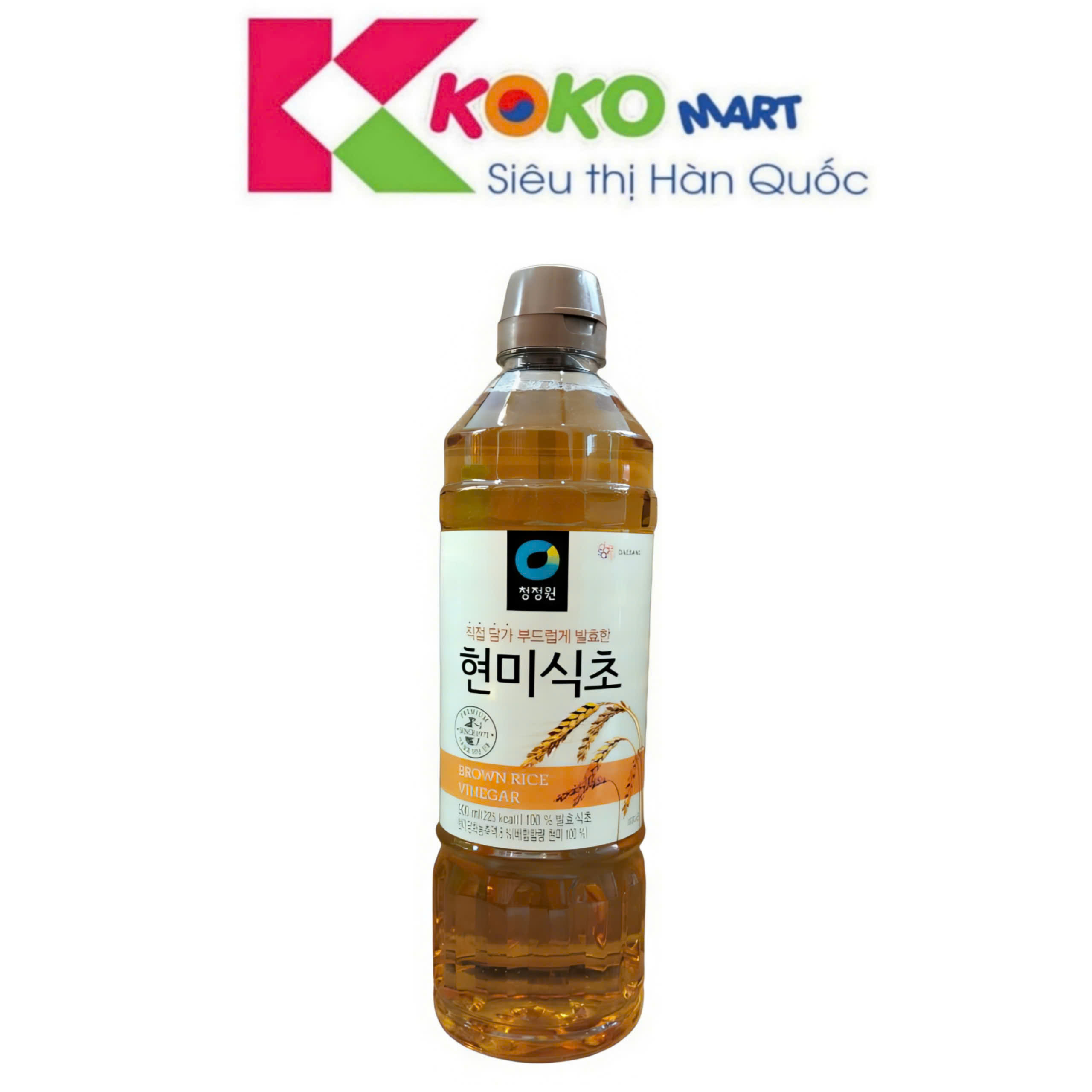 Giấm Gạo Lứt Daesang Hàn Quốc chai 900ml