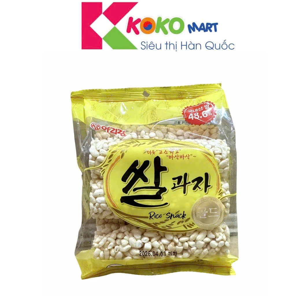 Bỏng cốm gạo Hàn Quốc bịch 100g