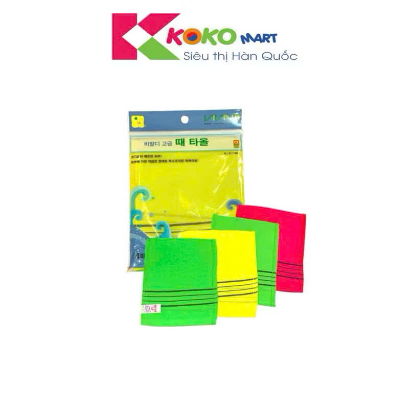 Túi tắm kỳ ghét Hàn Quốc 4P (1 túi 4 cái)