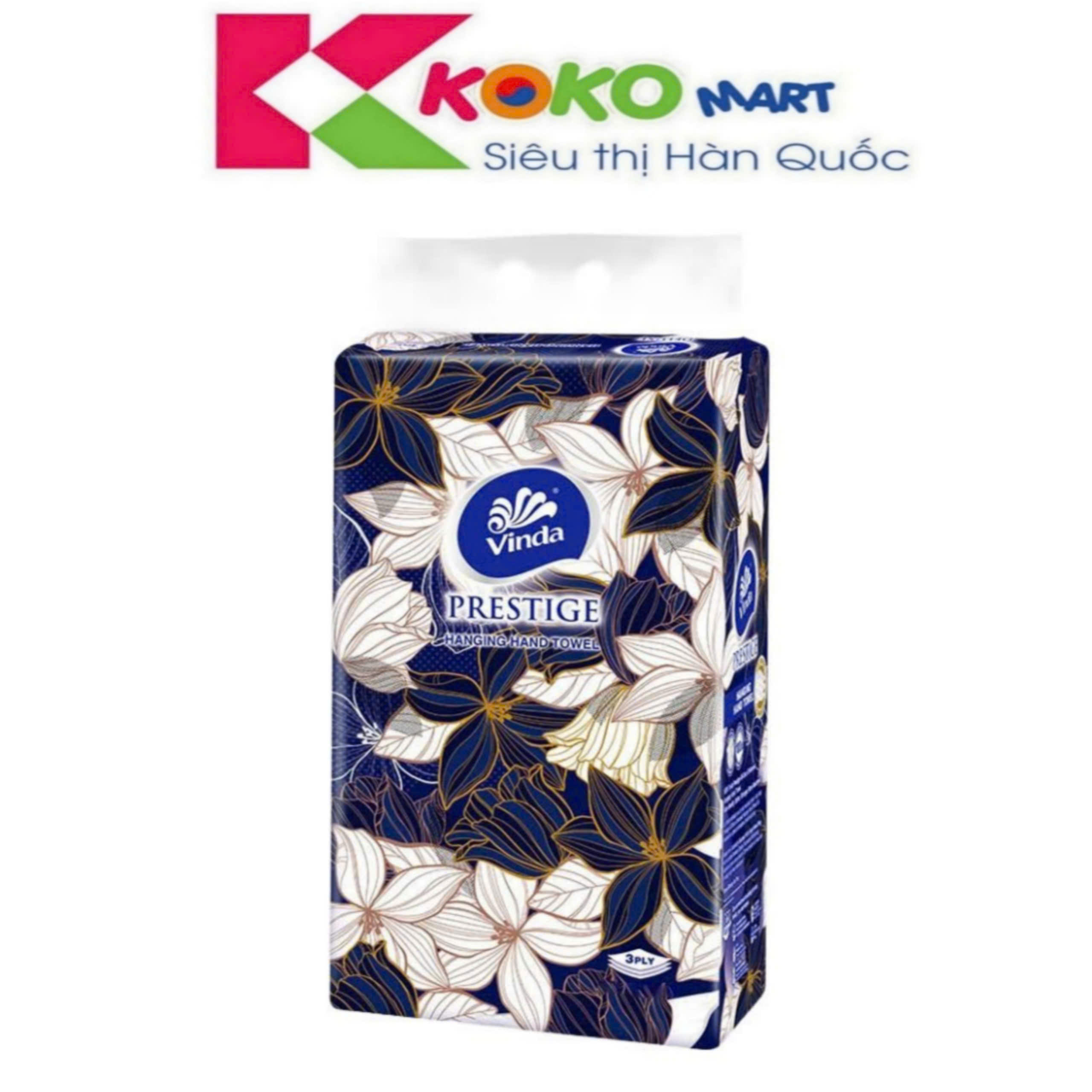 Khăn giấy treo tường cao cấp Vinda Prestige 4D 3 lớp 212 tờ