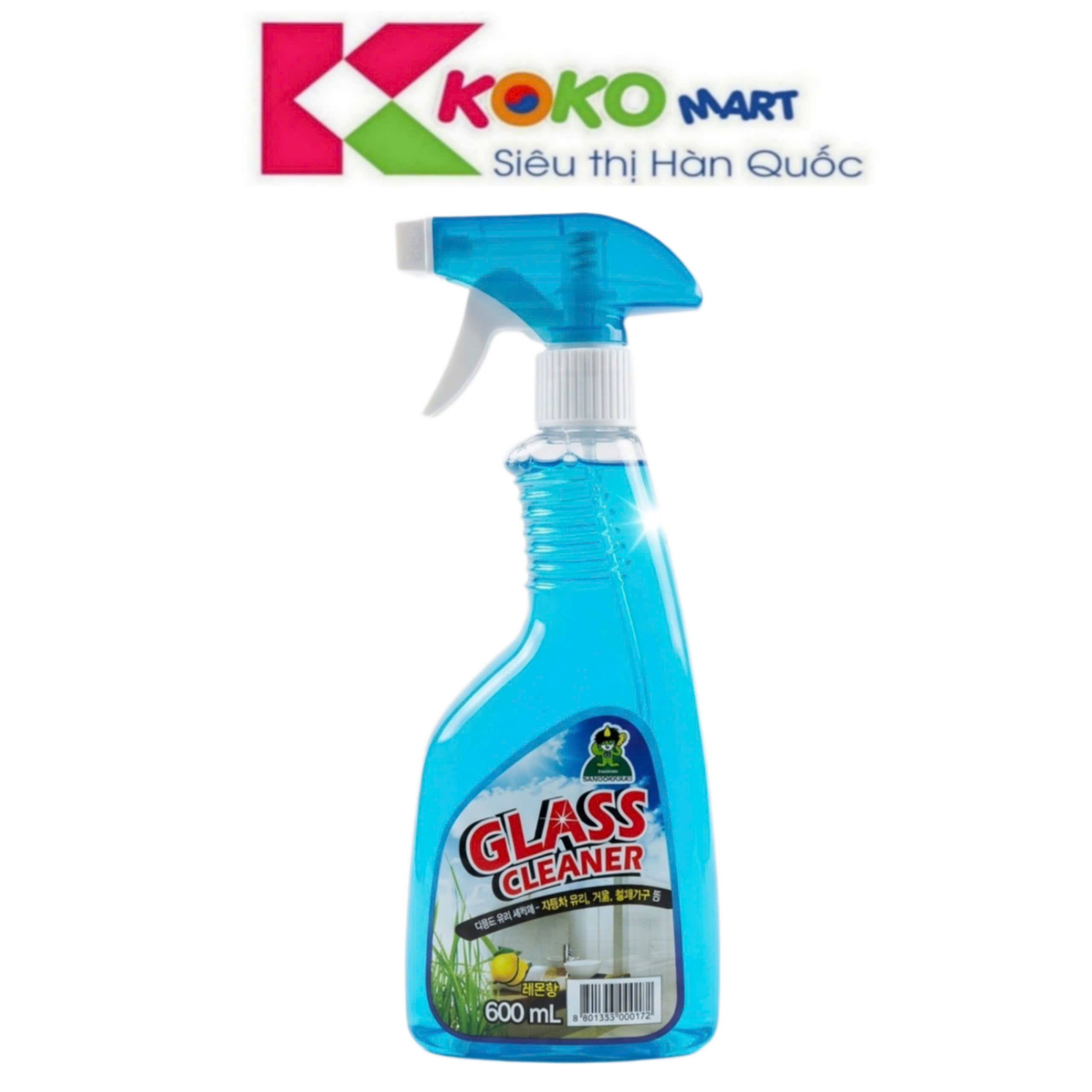 Nước xịt lau kính Sandokkaebi Hàn Quốc chai 600ml