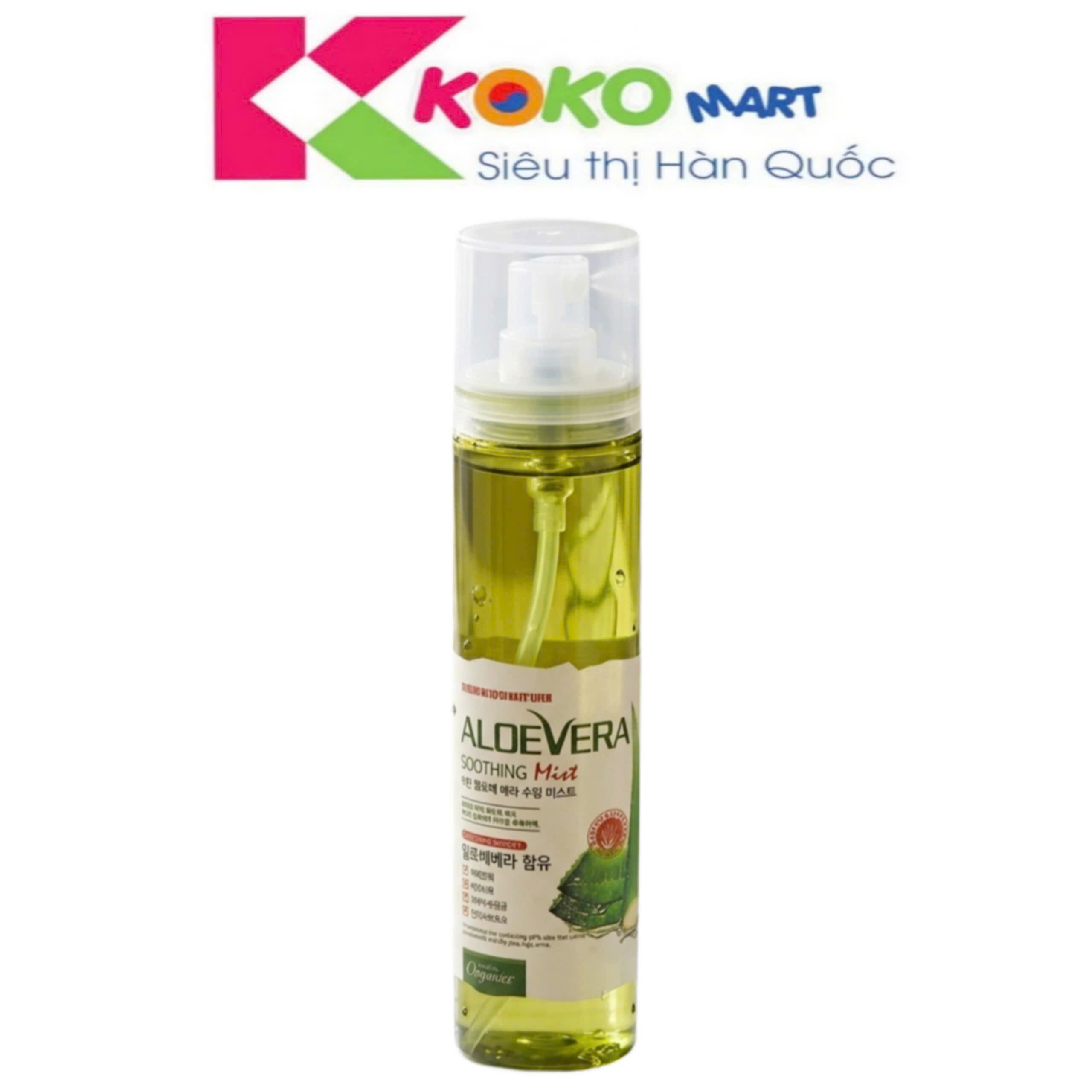 Xịt khoáng lô hội Aloe Vera Soothing Mint 118ml