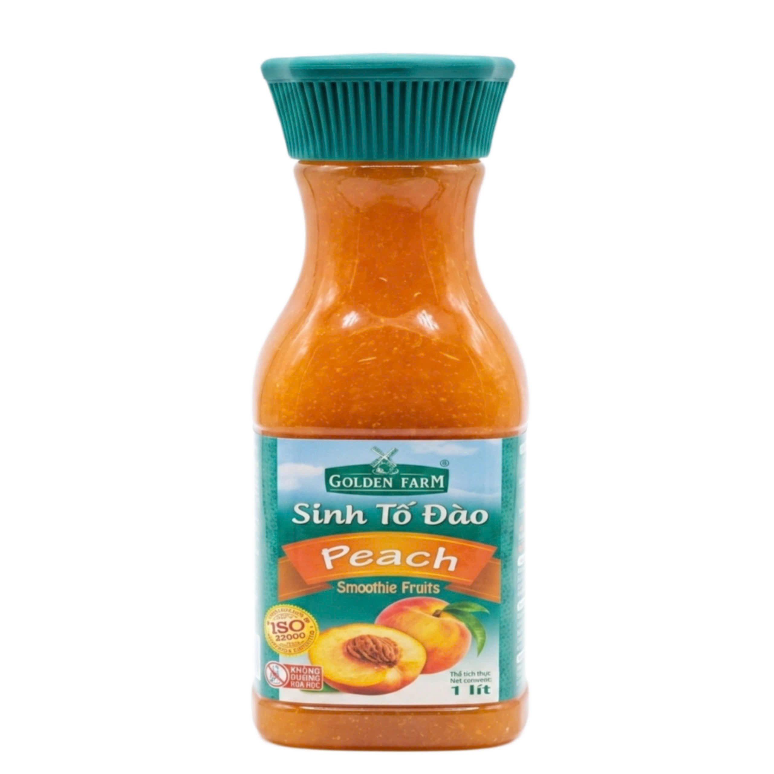Sinh tố đào Golden Fam chai 1000ml 