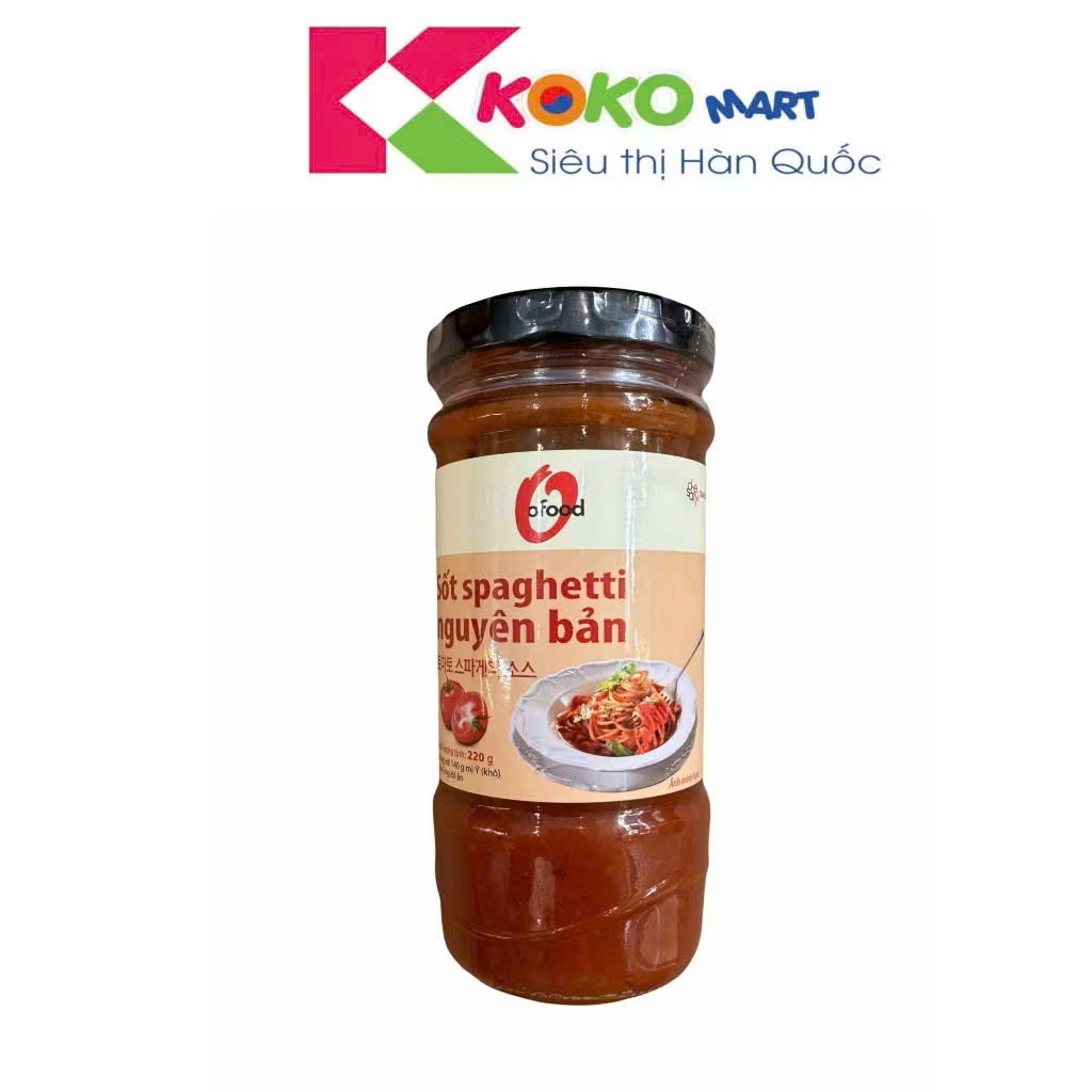 Sốt Spaghetti Ofood vị nguyên bản 220g