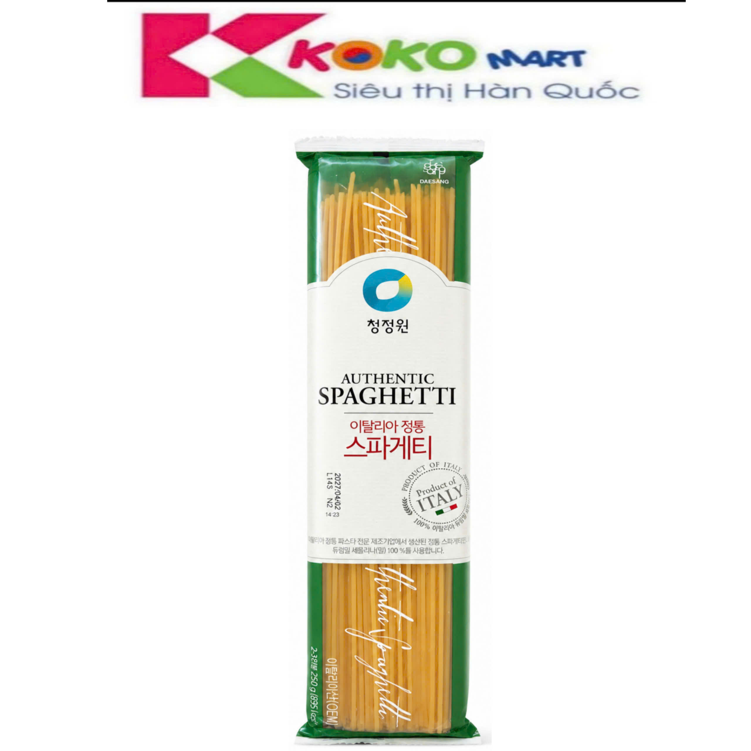 Mì Spaghetti Chungjungone 250g