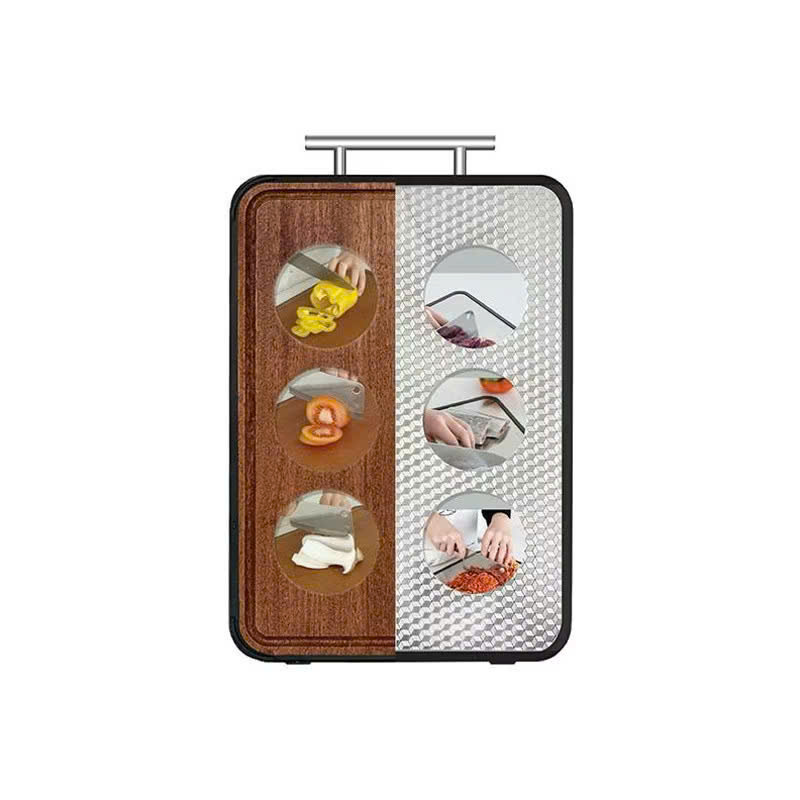 Thớt 2 mặt gỗ và inox GUME Hàn Quốc