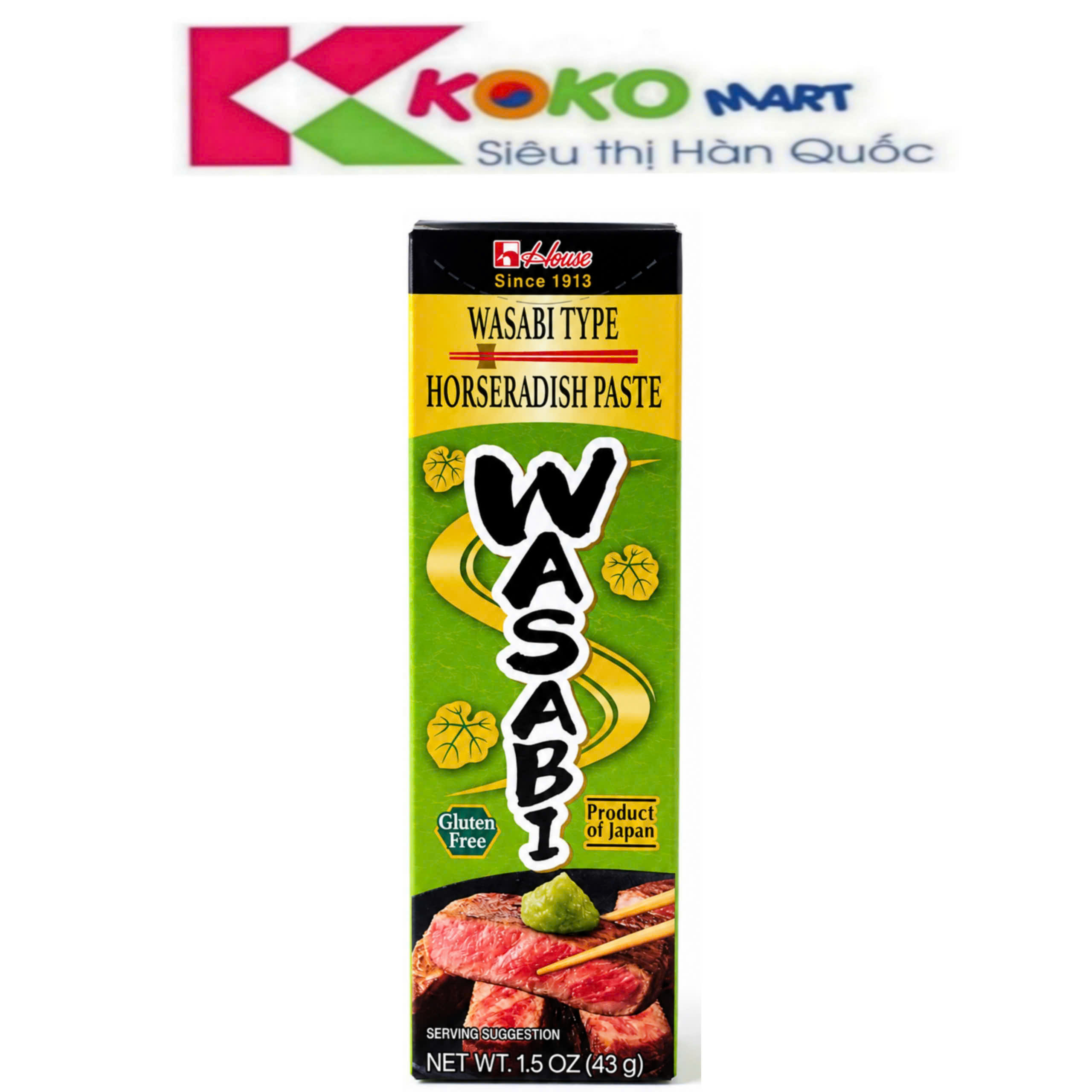 Mù Tạt Tươi Wasabi Oroshi Nama Nhật Bản 43g